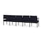 Lesro Lenox Steel 5 Seater with Center Arms, Navy/Midnight Seat, Navy/Midnight Back, 106.5 W 24.5 L 32 H LS5103 - alternate 3